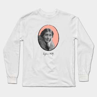 Authors - Virginia Woolf Long Sleeve T-Shirt